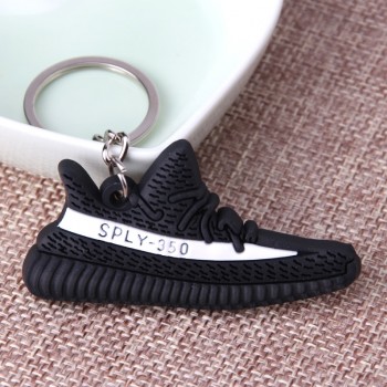Mini Silicone SPLY-350 V2 Shoes Keychain Woman Bag Charm Men Kids Key Ring Gift Sneaker Key Chain Acessorios Porte Clef