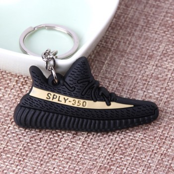Mini Silicone SPLY-350 V2 Shoes Keychain Woman Bag Charm Men Kids Key Ring Gift Sneaker Key Chain Acessorios Porte Clef