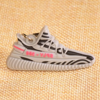 Mini Silicone SPLY-350 V2 Shoes Keychain Woman Bag Charm Men Kids Key Ring Gift Sneaker Key Chain Acessorios Porte Clef