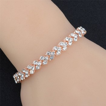 2018 women Bracelet New crystal women Fashion New Roman Style Woman Crystal Bracelets Jewelry             1540#1