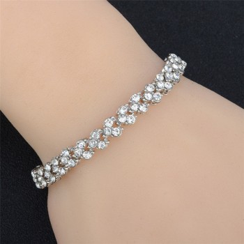2018 women Bracelet New crystal women Fashion New Roman Style Woman Crystal Bracelets Jewelry             1540#1