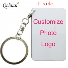 1pcs Customized keychain Printed Text Picture Lover Baby Photo Print On Key Chains 1-2 days Send Out