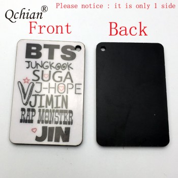 1pcs Customized keychain Printed Text Picture Lover Baby Photo Print On Key Chains 1-2 days Send Out