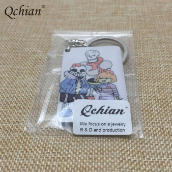 1pcs Customized keychain Printed Text Picture Lover Baby Photo Print On Key Chains 1-2 days Send Out