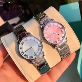 YCH 100% 925 Sterling Silver Fashion Youth Casual Mens and Womens Couple Watches Suitable for Valentines Day Gifts TIFF