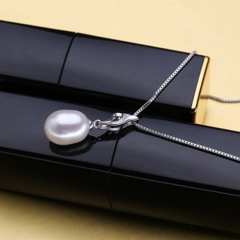 MINTHA 925 Sterling Silver black Pearl jewelry sets for women,vintage pearl necklace long earrings,wedding jewelry chain
