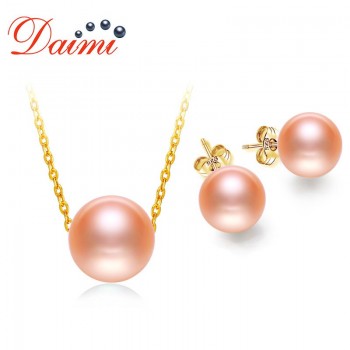 PRESALE DAIMI Jewelry Sets Dainty Choker Necklace For Women 925 Silver Cultured Freshwater Pearl Jewelry Single Floating Pearl