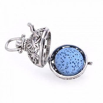 16mm/10mm/8mm Natural Stone Lava Beads For Diffuser Necklace Locket Necklace Essential Oil Jewelry Women Gift