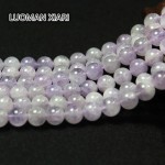 Fine AAA+  Natural Lavender Amethyst Round Stone Beads For Jewelry Making DIY Bracelet Necklace Material 4/8.5/10mm Strand 15