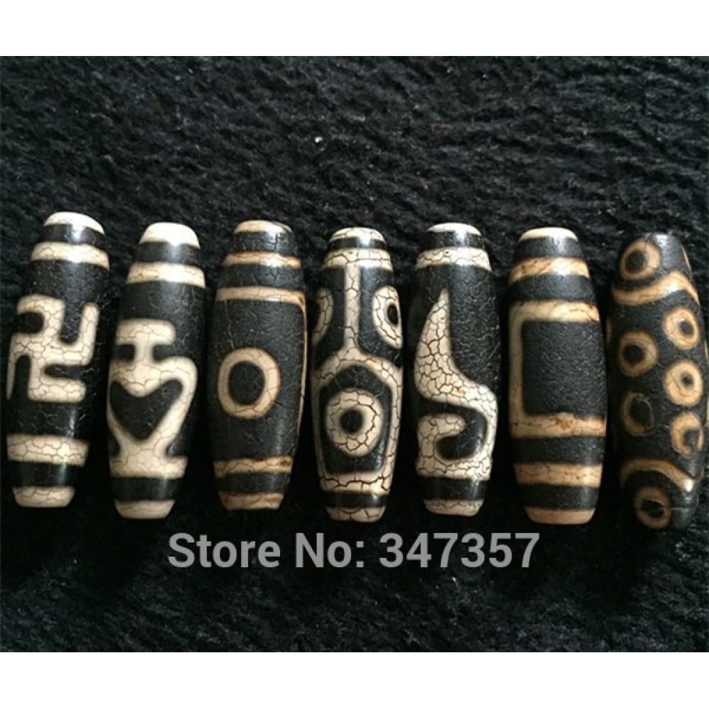 Fengshui Dzi Beads Tibet Misterious Agate Dzi Bead Treasure Vase/1eye/6eyes/Ruyi/Fascist words Semi-precious Agate Free Shipping