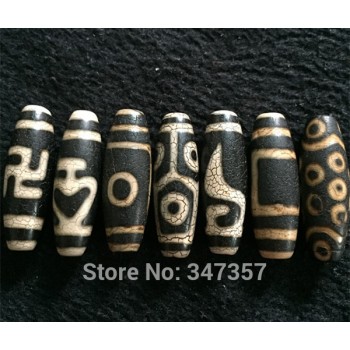 Fengshui Dzi Beads Tibet Misterious Agate Dzi Bead Treasure Vase/1eye/6eyes/Ruyi/Fascist words Semi-precious Agate Free Shipping