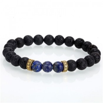 Mcllroy Stone bracelet/men/for women/natural/lava/bead bracelets male bangle handmade custom size yaga jewelry bracelet homme