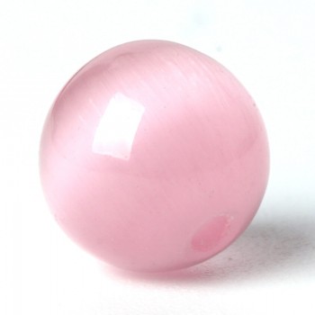 Christmas Gift Charms Opal Moonstone Pink Cats Eye Beads Round Loose Bead 6/8/10mm Quartz Birthstone for Women Bracelet Making
