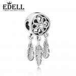 EDELL 100% 925 Sterling Silver Genuine 797200-1 SPIRITUAL DREAMCATCHER CHARM  Original Women Jewelry