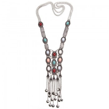 Ztech Collar Coin Necklace amp; Pendant Vintage Crystal Maxi Choker Statement Collier female Boho Big Fashion Women Jewellery Gifts
