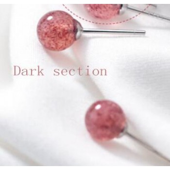 100% 925 Real Sterling Silver 2018 Women Fashion Cute Pink Strawberry Crystal Cat Elk Rabbit Stud Earrings For Women Gifts