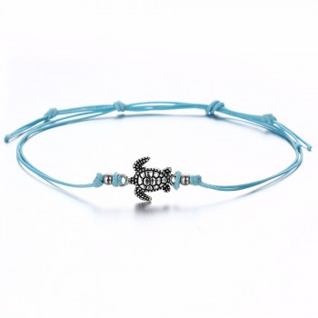 2018 Vintage Multiple Layers Anklets for Womens Bohemian Retro Turtle Rope Anklet Sexy Beach Bracelets Chain Animal Foot Jewelry