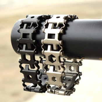 XIUFEN Man Outdoor Spliced Bracelet Multifunctional Wearing Screwdriver Tool Hand Chain Field Survival Bracelet