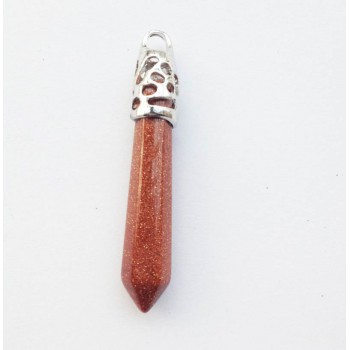 Natural Hexagonal Pointed Reiki Chakra Pendant Beads Healing Jewelry For Necklace Jewelry Making