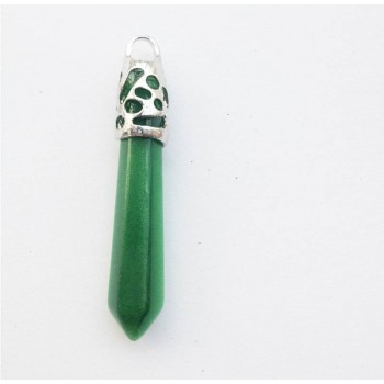 Natural Hexagonal Pointed Reiki Chakra Pendant Beads Healing Jewelry For Necklace Jewelry Making