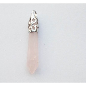 Natural Hexagonal Pointed Reiki Chakra Pendant Beads Healing Jewelry For Necklace Jewelry Making