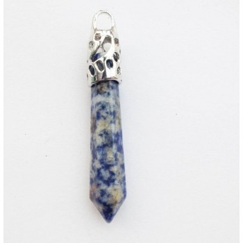 Natural Hexagonal Pointed Reiki Chakra Pendant Beads Healing Jewelry For Necklace Jewelry Making