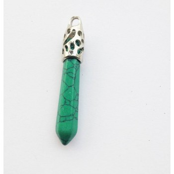 Natural Hexagonal Pointed Reiki Chakra Pendant Beads Healing Jewelry For Necklace Jewelry Making