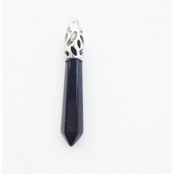 Natural Hexagonal Pointed Reiki Chakra Pendant Beads Healing Jewelry For Necklace Jewelry Making