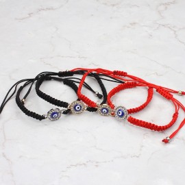 Lucky  Red Black String Thread  Bracelets Blue Turkish Evil Eye Charm Women Handmade  Jewelry As Gift