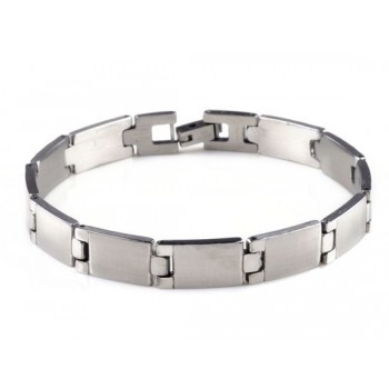 AOMU Men Silver Stainless Steel Link Chain Bracelets amp; Bangles Mens Cuff  Wristband Biker Motorcycle Black Silicone Bracelet