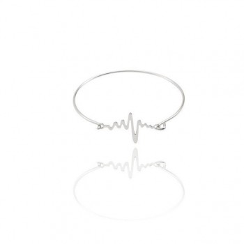 Minimalist Tiny Medical ECG Stethoscope Heartbeat Bracelet Hexagram World Map Pet Footprints Bracelets For Nurse Doctor Pulseira