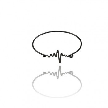 Minimalist Tiny Medical ECG Stethoscope Heartbeat Bracelet Hexagram World Map Pet Footprints Bracelets For Nurse Doctor Pulseira
