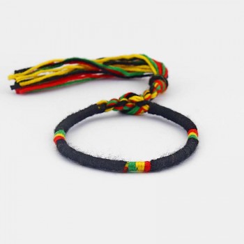 1pcs Rasta Friendship Bracelet Wristband Cotton Silk Reggae Jamaica Surfer Boho Adjustable Jewellery