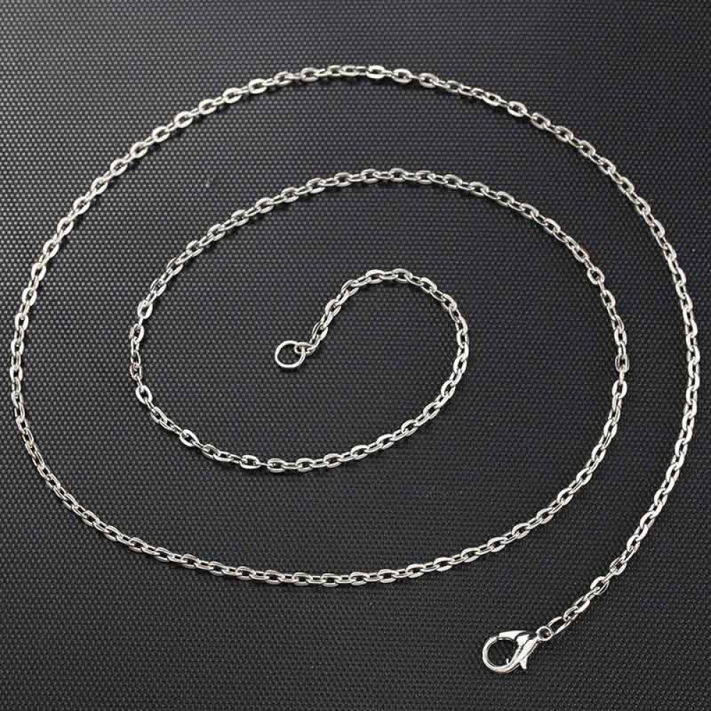 10pcs/lot Width 2mm Silver Stainless Steel Snake Chain Necklace With Lobster Clasp Twist Chain DIY Necklace 61.5cm