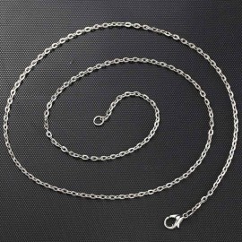 10pcs/lot Width 2mm Silver Stainless Steel Snake Chain Necklace With Lobster Clasp Twist Chain DIY Necklace 61.5cm