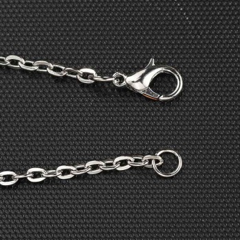 10pcs/lot Width 2mm Silver Stainless Steel Snake Chain Necklace With Lobster Clasp Twist Chain DIY Necklace 61.5cm