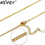 imitation gold Colour necklace necklace boxes high quality jewelry classic temperament female chain length 40CM + 4CM