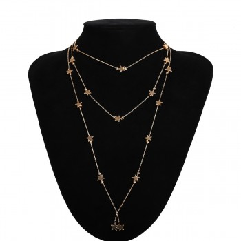 2018 Multi Women star Gold Chain coin Choker Necklace chocker Jewelry collana Bijoux Femme Joyas mujer Collier ras du cou