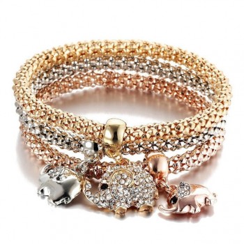 Modyle 2018 Wedding Gold Color Bracelets amp; Bangles Bracelet for Women Metal Chain Bracelet Fashion Jewelry