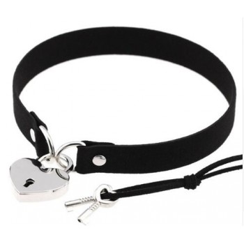 QIMING Sexy Leather Choker Necklace Women Harajuku Kawaii Silver Metal Fashion Turkish Jewelry Punk Gothic Necklace For Girls
