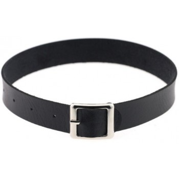 QIMING Sexy Leather Choker Necklace Women Harajuku Kawaii Silver Metal Fashion Turkish Jewelry Punk Gothic Necklace For Girls