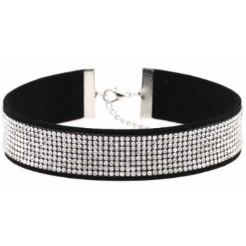 QIMING Sexy Leather Choker Necklace Women Harajuku Kawaii Silver Metal Fashion Turkish Jewelry Punk Gothic Necklace For Girls