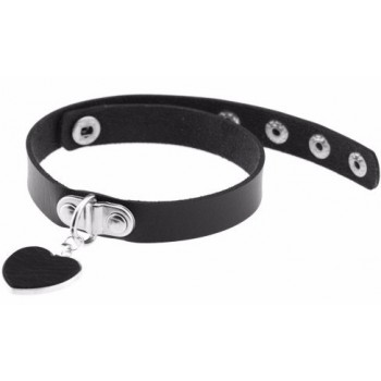 QIMING Sexy Leather Choker Necklace Women Harajuku Kawaii Silver Metal Fashion Turkish Jewelry Punk Gothic Necklace For Girls