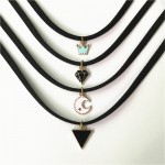 Hot sale retro gothic choker necklace collar punk black velvet suede women short necklace chain jewelry Bijoux wholesale cheap