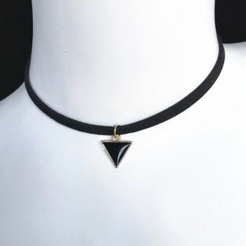 Hot sale retro gothic choker necklace collar punk black velvet suede women short necklace chain jewelry Bijoux wholesale cheap