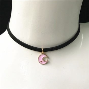 Hot sale retro gothic choker necklace collar punk black velvet suede women short necklace chain jewelry Bijoux wholesale cheap