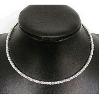 New Fashion Women Torques Crystal Rhinestone Collar Necklace Choker Necklaces Wedding Birthday Jewelry Gift 450137