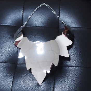 MANILAI Shiny surface Alloy Statement Necklaces Women Steampunk Big Leaf Design Collar Choker Necklace 2018 Fashion Jewelry