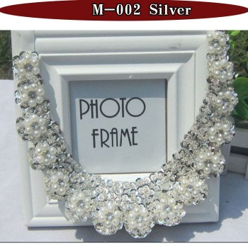 2017 newest pearl fake collar Necklace Classic  White Crystal Pendant  Necklaces amp; Pendants Fashion Wedding Jewelry girl Gift