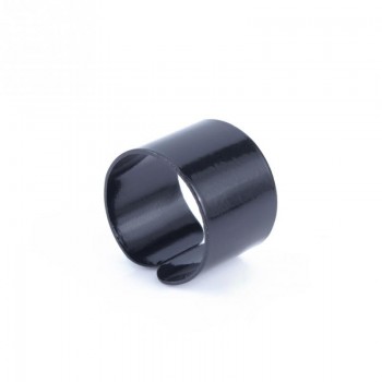 3PCS/lot Adjustable Stack Plain Above Knuckle Finger Tip Band Midi Ring Boho Cool Black Ring Sets for Women Men Wholesale
